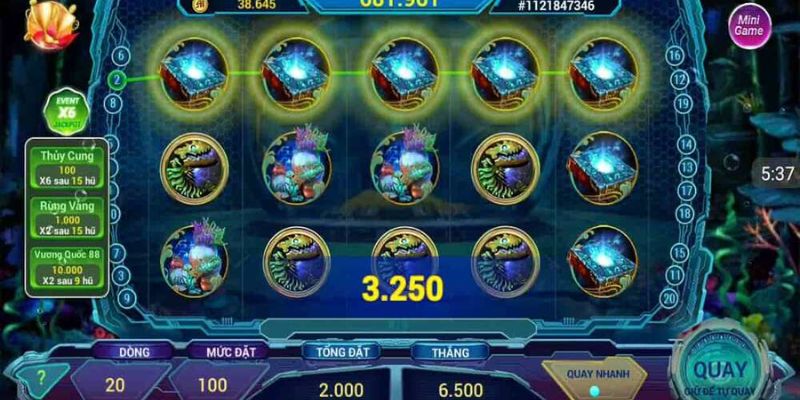 Khám phá slot game Thủy Cung