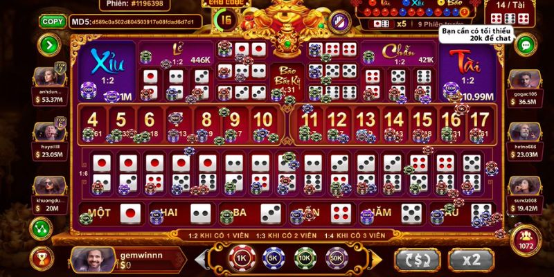 Khám phá tựa game sicbo tại Win79