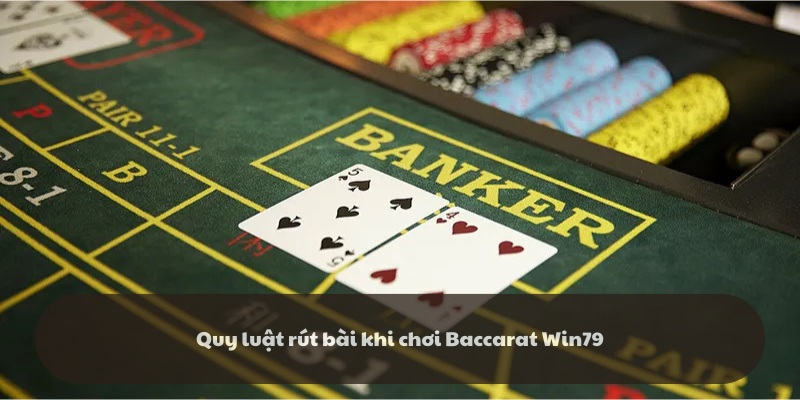 Quy luật rút bài trong Baccarat Win79